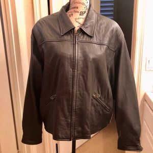 Nordstrom BP Black Leather Jack